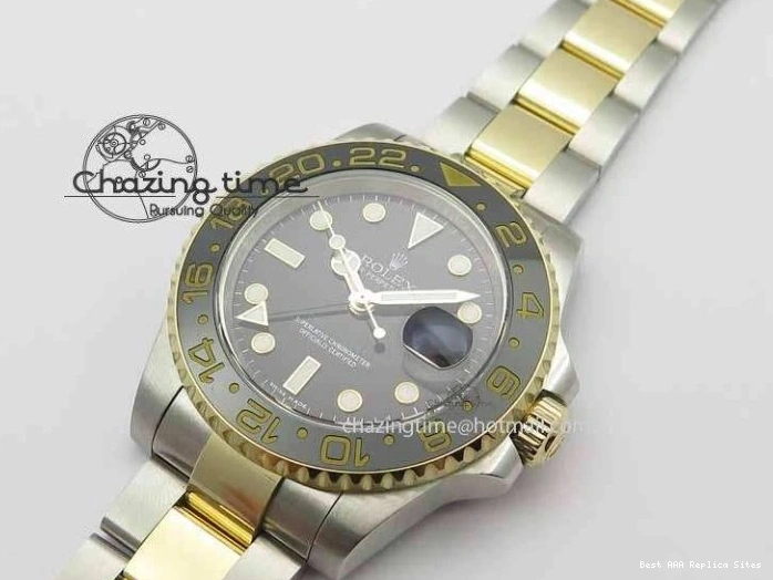 Best AAA Replica Sites Stack) II GMT-Master A3187 Best 1:1 Black Hand LN YG Wrapped Edition Noob (Correct 3642 Timeless Thick Ceramic 116713 0115